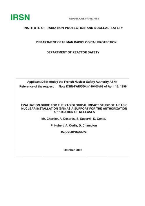 Cover of the report