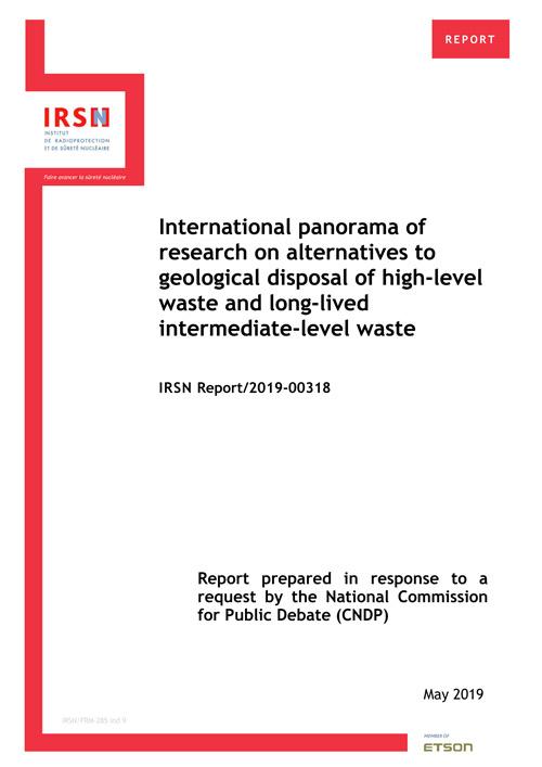 Cover of the report