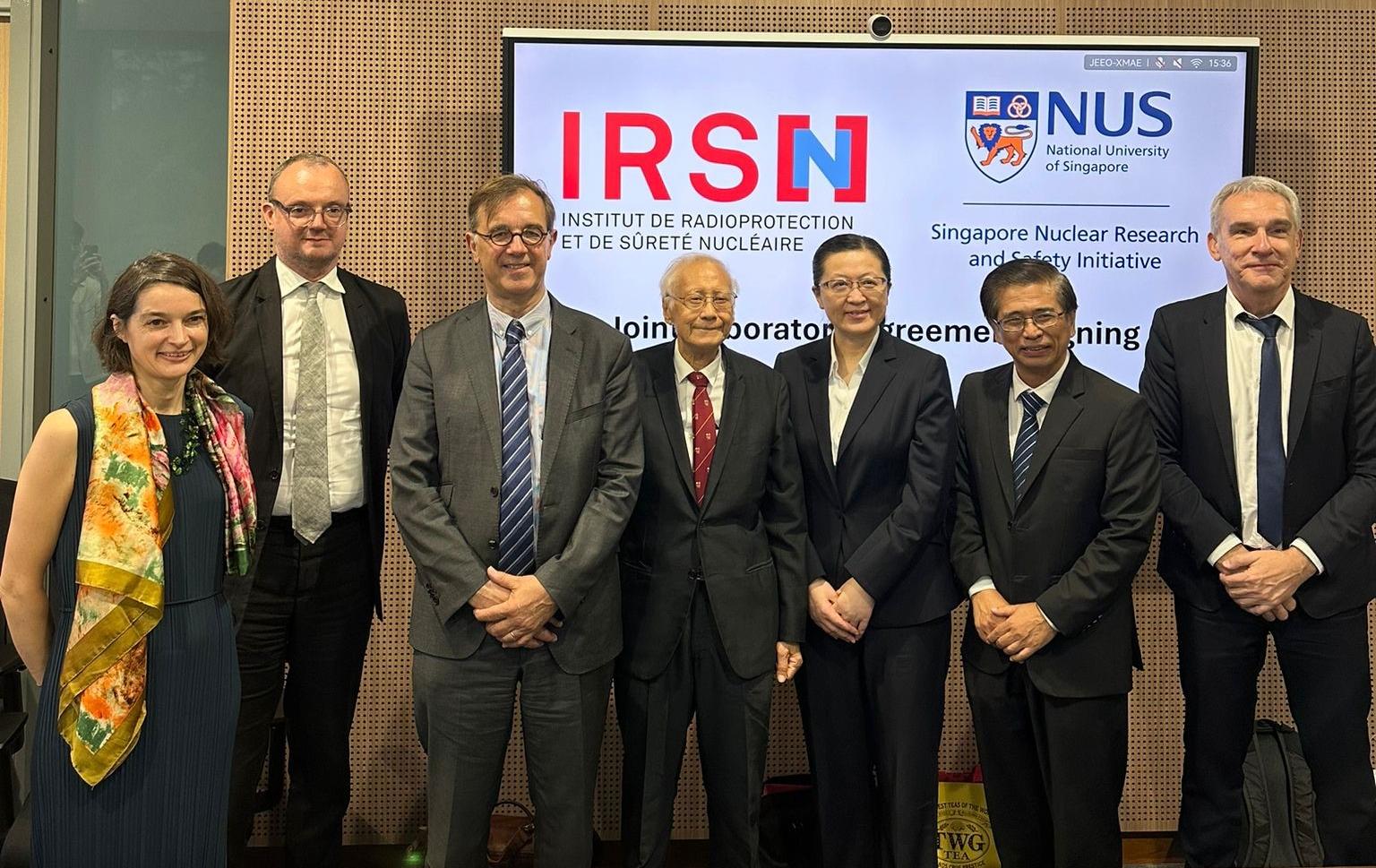 Collaboration IRSN Universite Singapour 2024-05